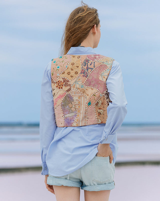 Gilet New manipura Rose | Mes Demoiselles Paris - Image 3