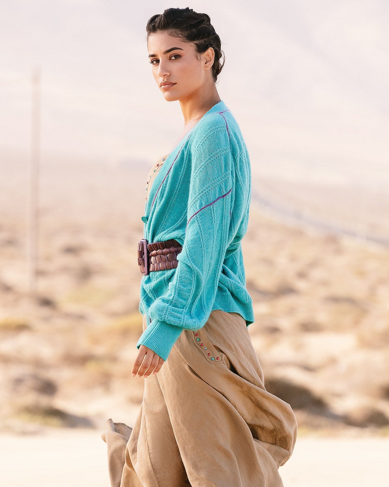 Gilet Taki Turquoise | Mes Demoiselles Paris - Image 3