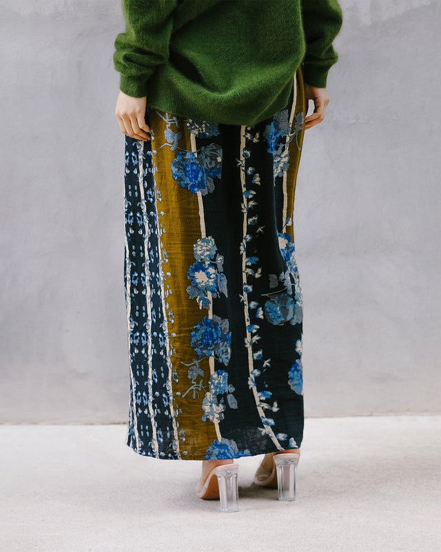 Jupe Begonia Bleu imprimé | Mes Demoiselles Paris - Image 2