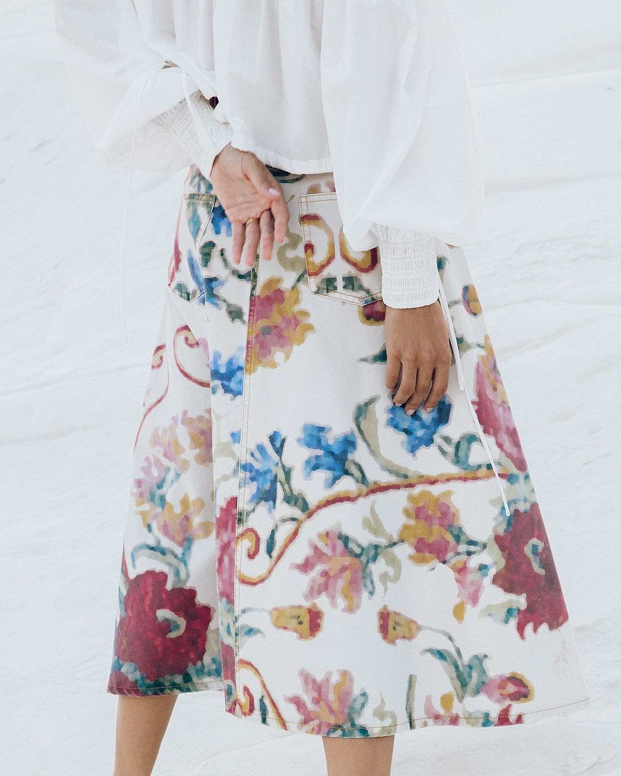 Jupe Jocy Imprimé fleuri | Mes Demoiselles Paris - Image 4