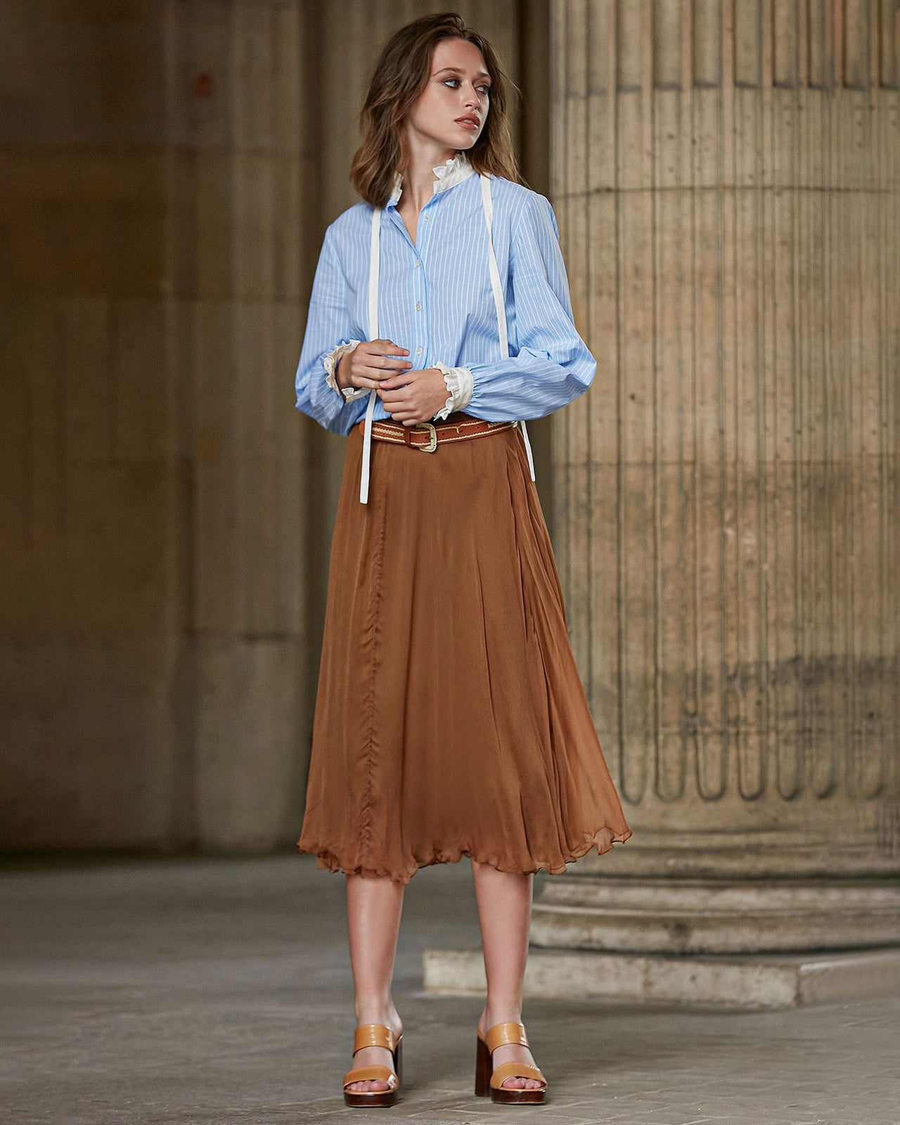 Jupe Joey Terracotta | Mes Demoiselles Paris - Image 1