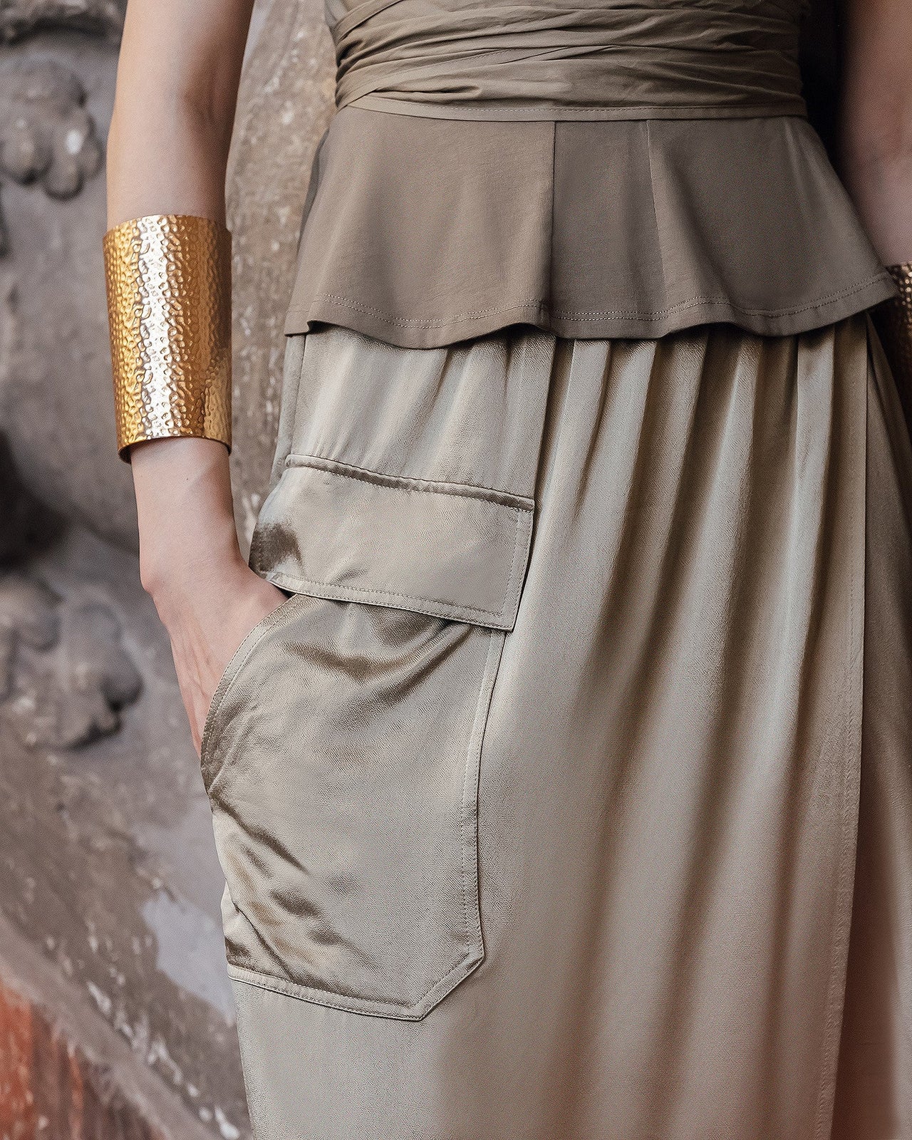 Jupe Soline Kaki | Mes Demoiselles Paris - Image 4