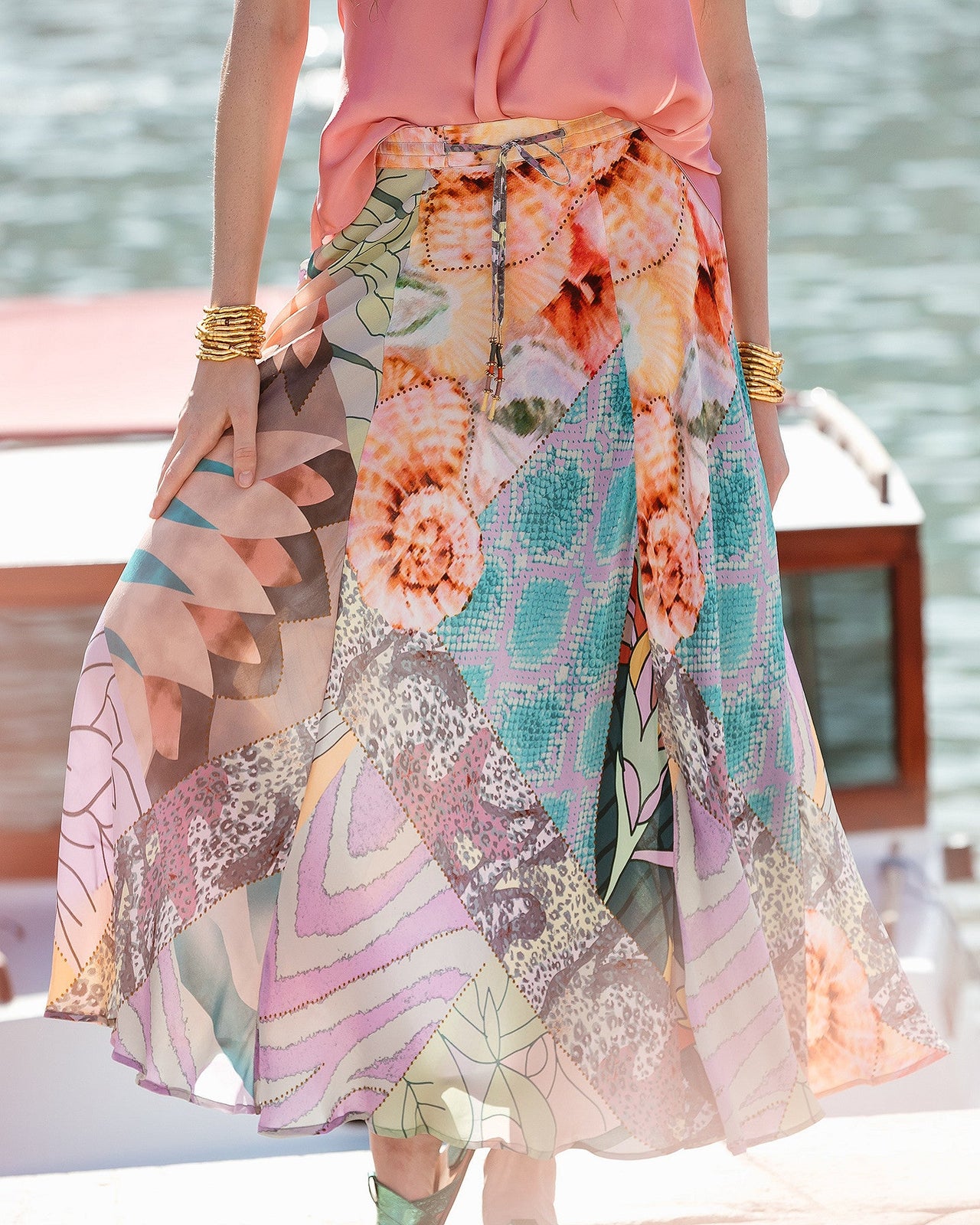 Jupe Susanna Multicolore | Mes Demoiselles Paris - Image 5