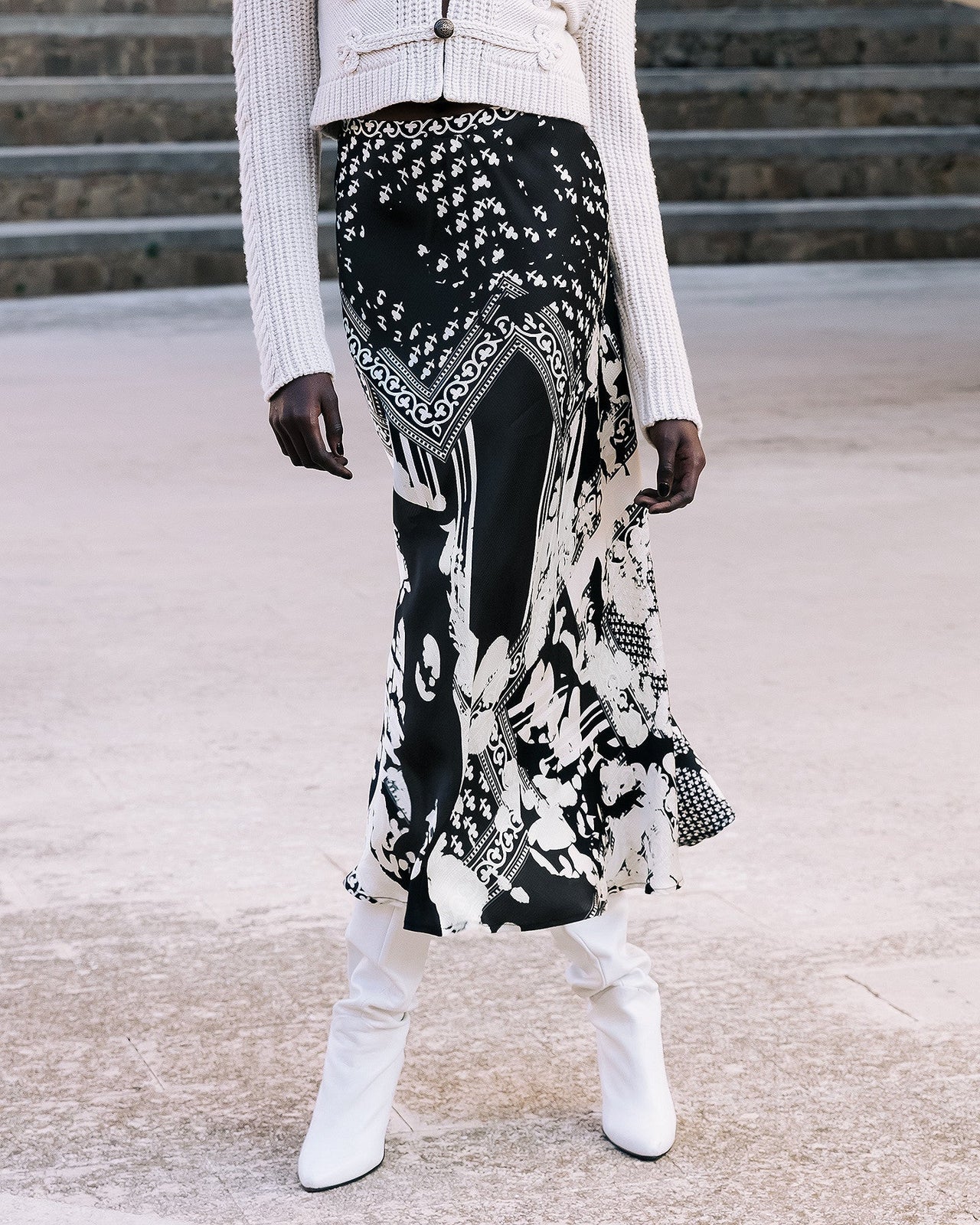 Jupe Wada Noir / Blanc | Mes Demoiselles Paris - Image 5