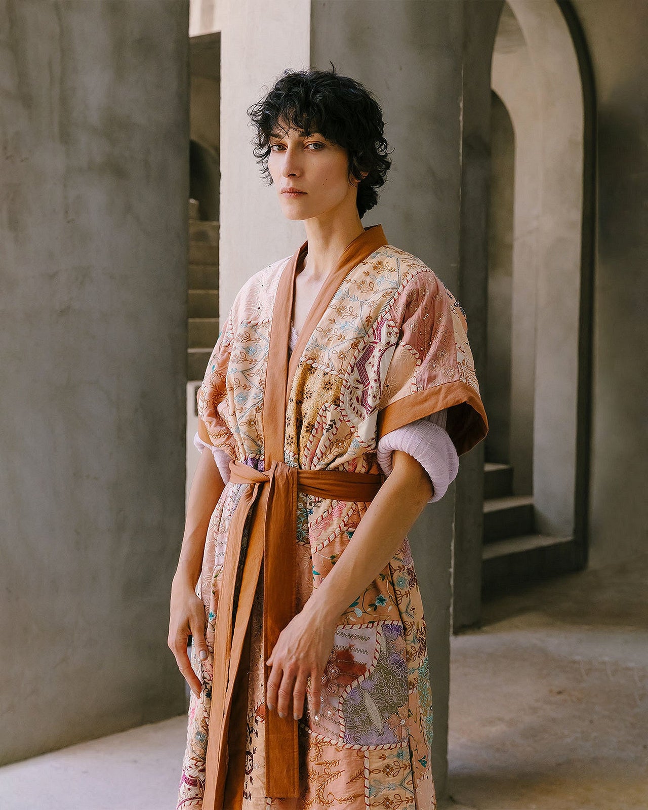 Kimono New anahata Imprimé rose | Mes Demoiselles Paris - Image 2