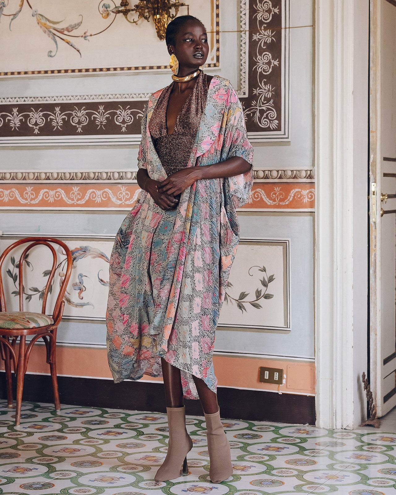 Kimono Otranto Multicolore | Mes Demoiselles Paris - Image 5