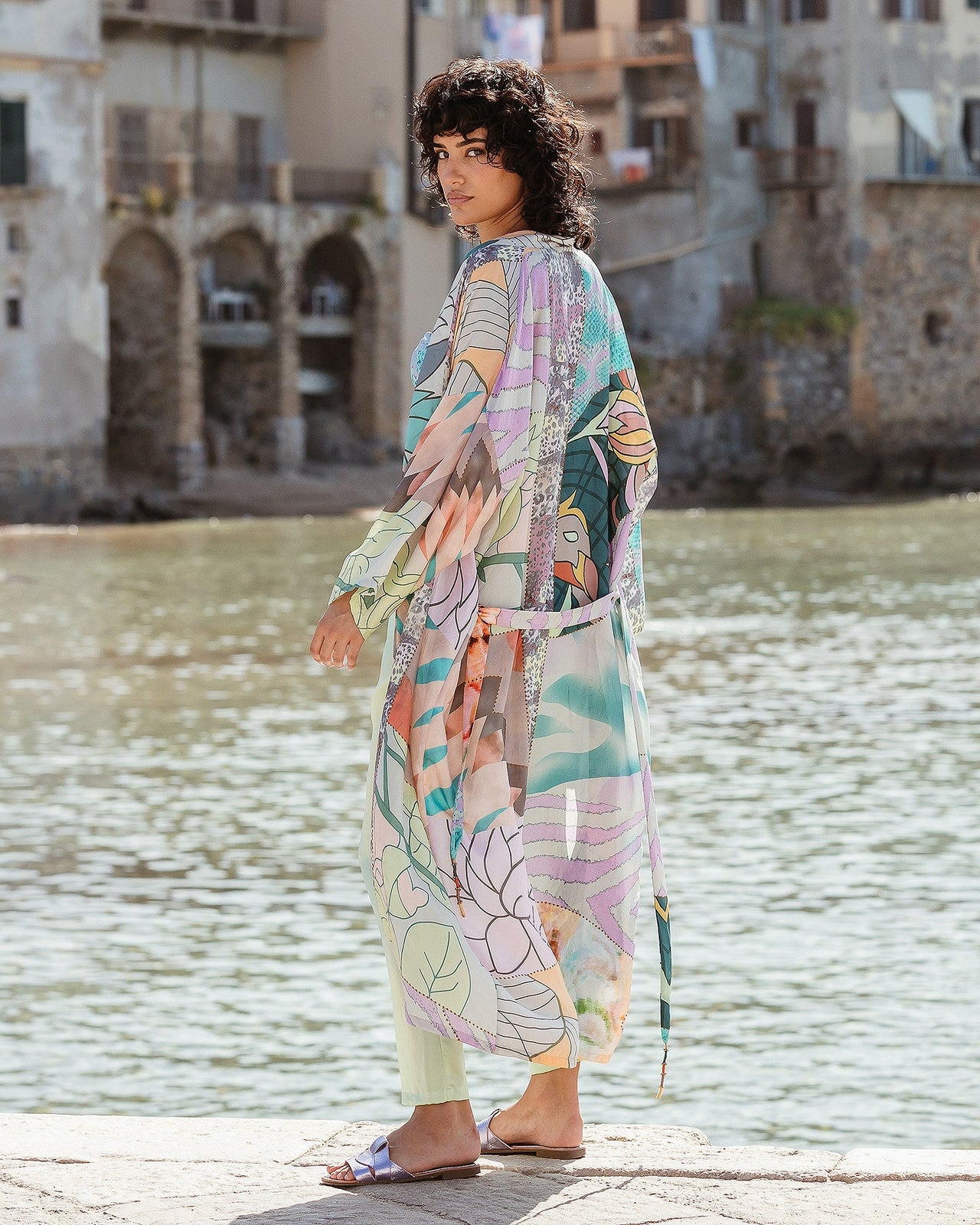 Kimono Shana Multicolore | Mes Demoiselles Paris - Image 1