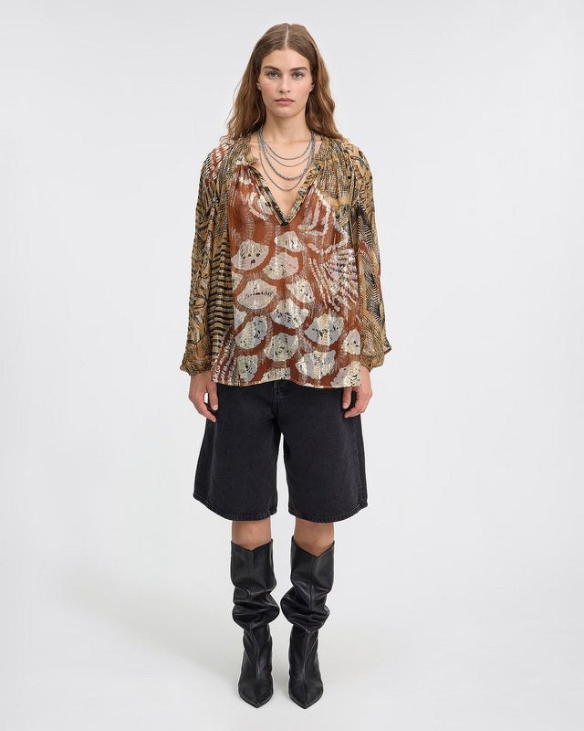 LA BLOUSE LAYLA IMRIMÉ  | MES DEMOISELLES PARIS - Image 1