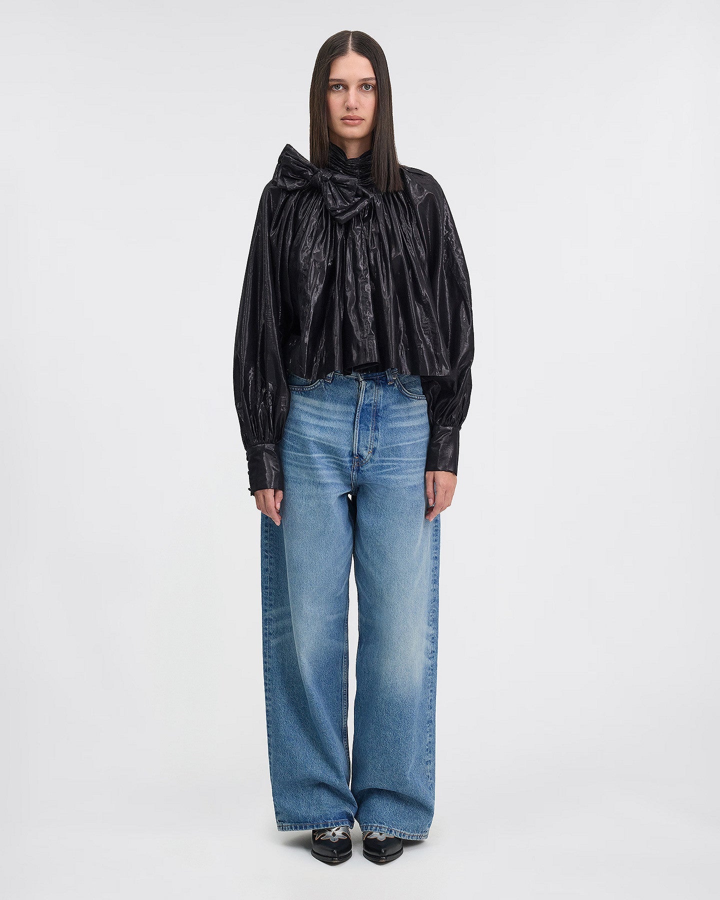 LA BLOUSE VIRGINIE NOIR | MES DEMOISELLES PARIS