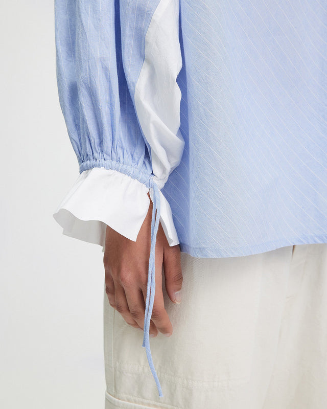 LA BLOUSE WALLY BLEU | MES DEMOISELLES PARIS - Image 3