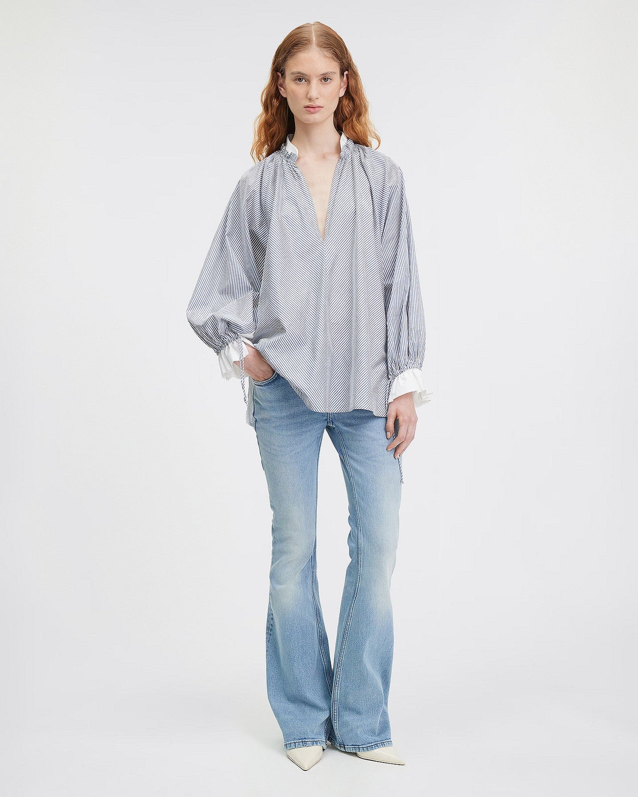 LA BLOUSE WALLY GRIS | MES DEMOISELLES PARIS - Image 4
