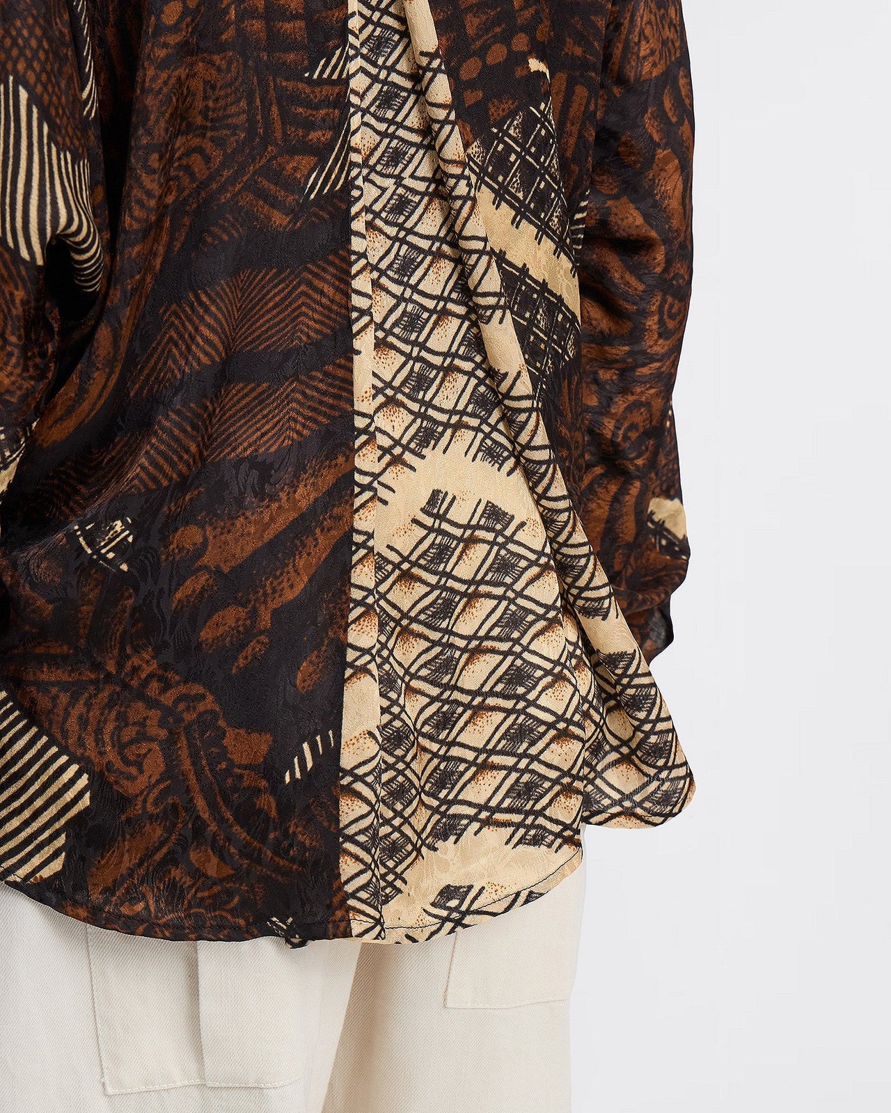 Chemise Abyss - Terracotta : Chemise à l'imprimé subtil Mes Demoiselles - Image 6