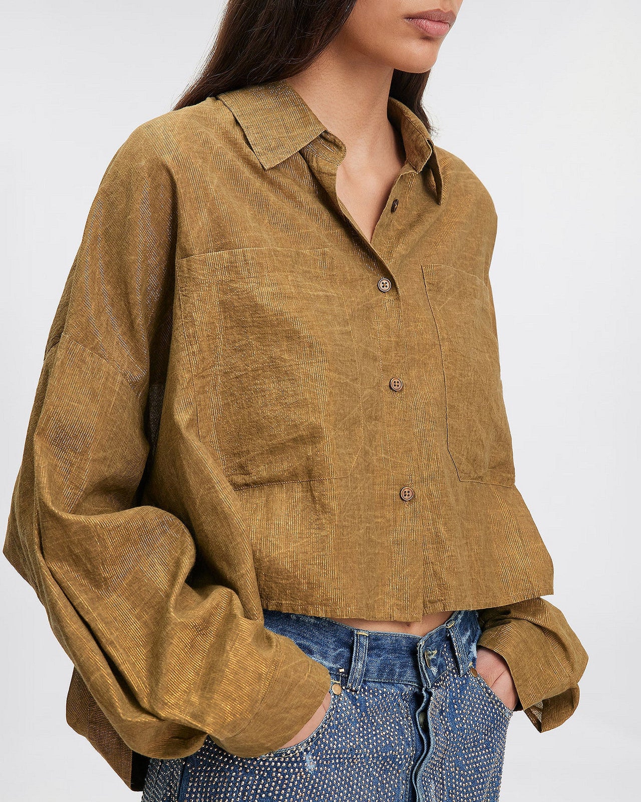 LA CHEMISE DOMINI MARRON | MES DEMOISELLES PARIS - Image 6