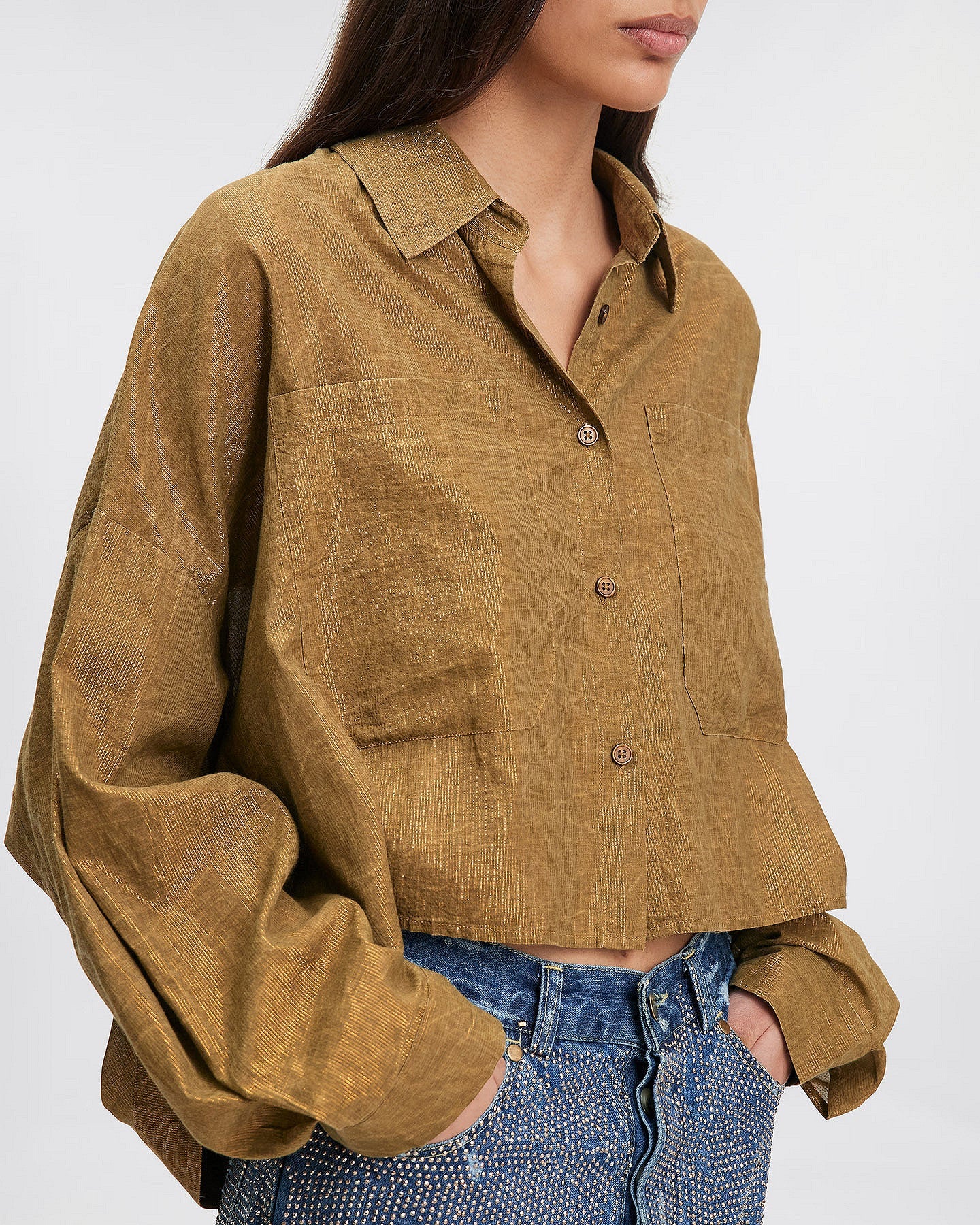 LA CHEMISE DOMINI MARRON | MES DEMOISELLES PARIS