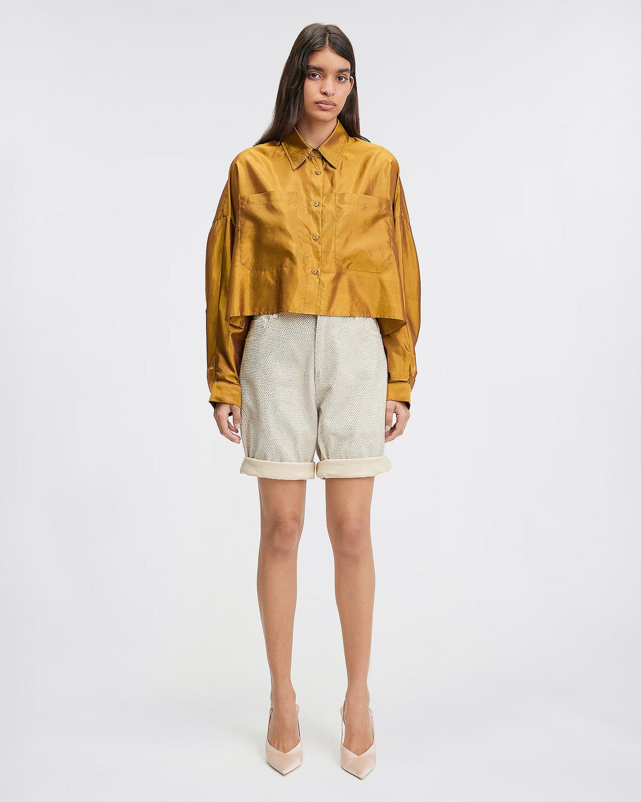 LA CHEMISE SILLY AUBERGINE | MES DEMOISELLES PARIS - Image 1