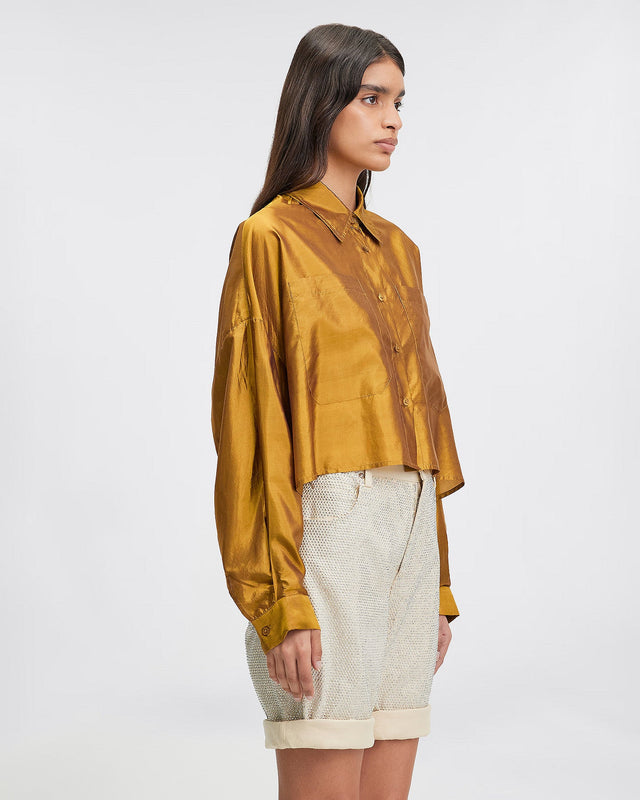 LA CHEMISE SILLY AUBERGINE | MES DEMOISELLES PARIS - Image 2