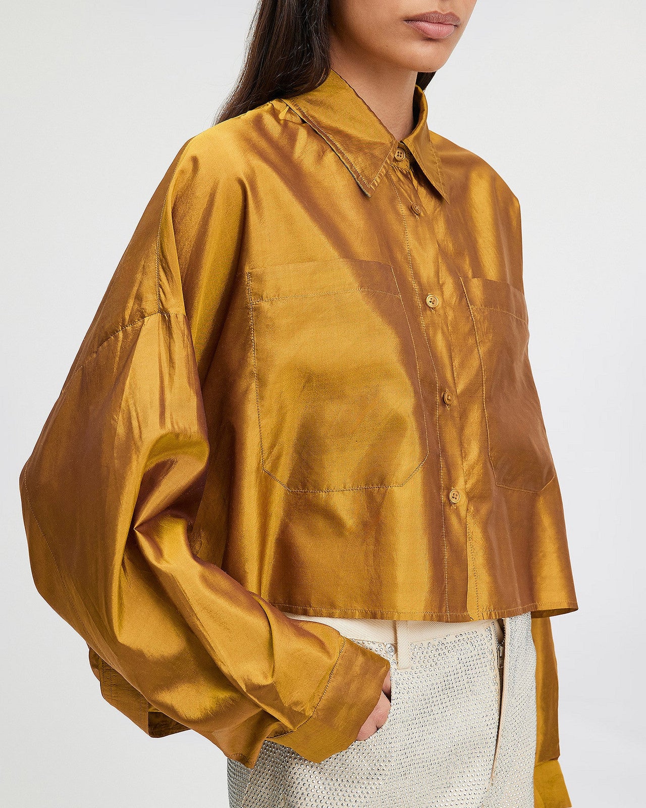 LA CHEMISE SILLY AUBERGINE | MES DEMOISELLES PARIS - Image 5