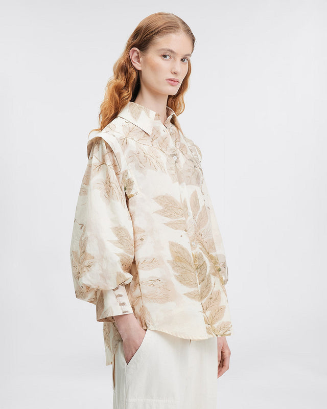 LA CHEMISE TUZI BEIGE | MES DEMOISELLES PARIS - Image 2