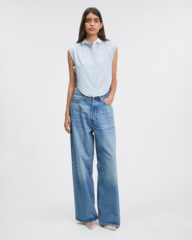 LA CHEMISE WAMY BLEU | MES DEMOISELLES PARIS - Image 1
