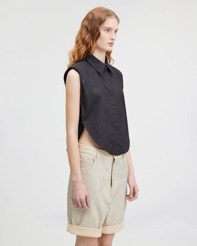 LA CHEMISE WILOU NOIR  | MES DEMOISELLES PARIS - Image 2