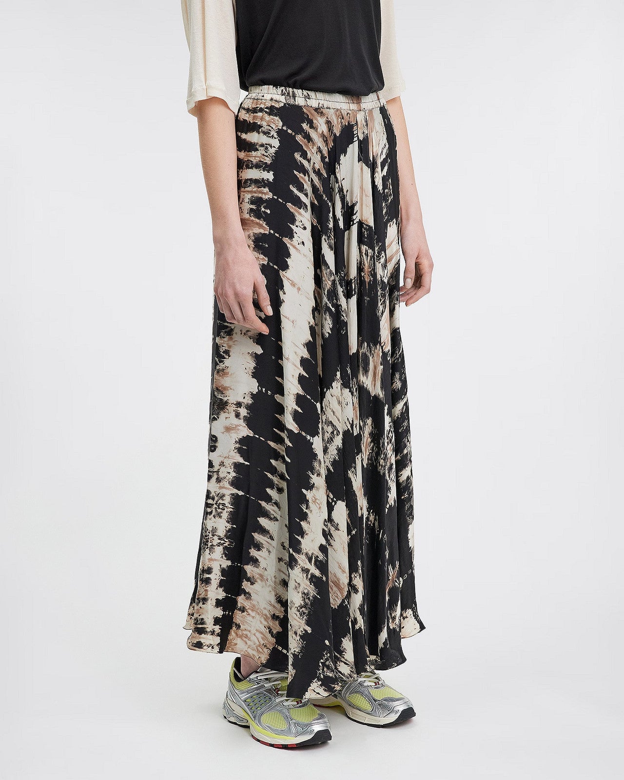 LA JUPE FRIM NOIR BEIGE | MES DEMOISELLES PARIS - Image 3