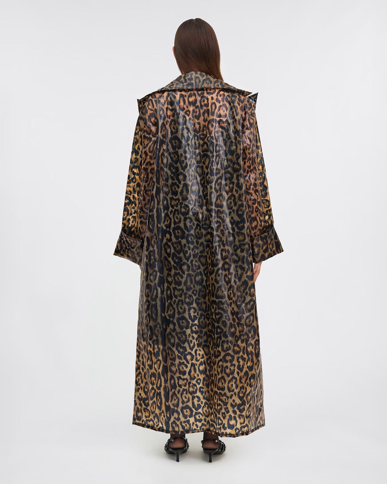 Imperméable stylé impirmé léopard : Manteaux & vestes Mes Demoiselles - Image 3