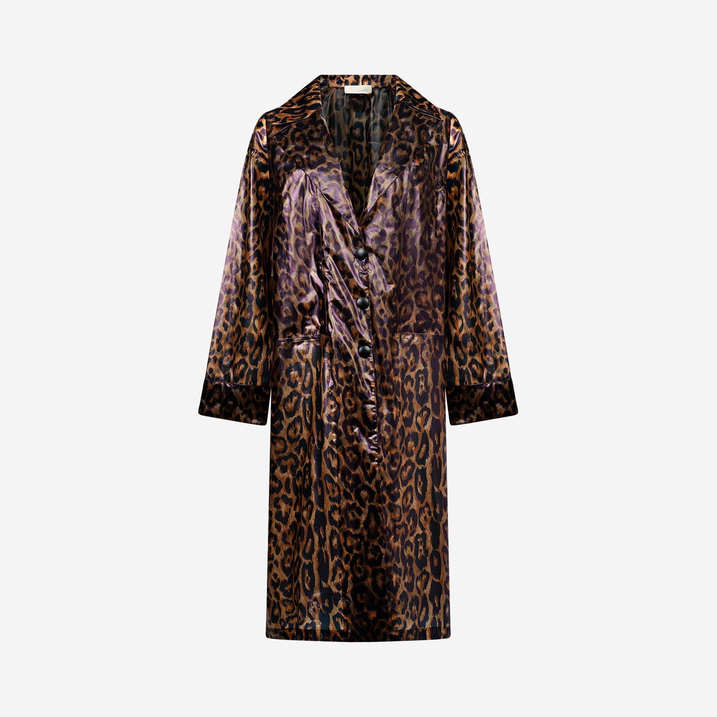 Manteau Fiona - Jaune : Imperméable stylé impirmé léopard Mes Demoiselles