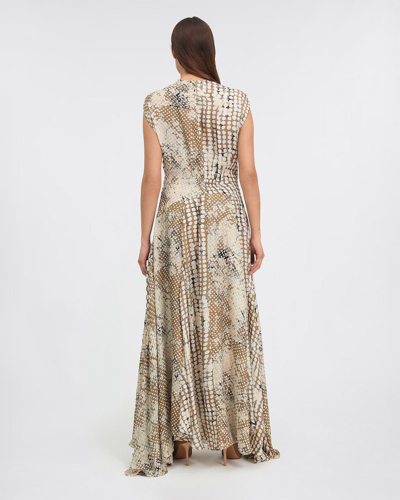 LA ROBE DIDO IMPRIMÉ BEIGE | MES DEMOISELLES PARIS - Image 4