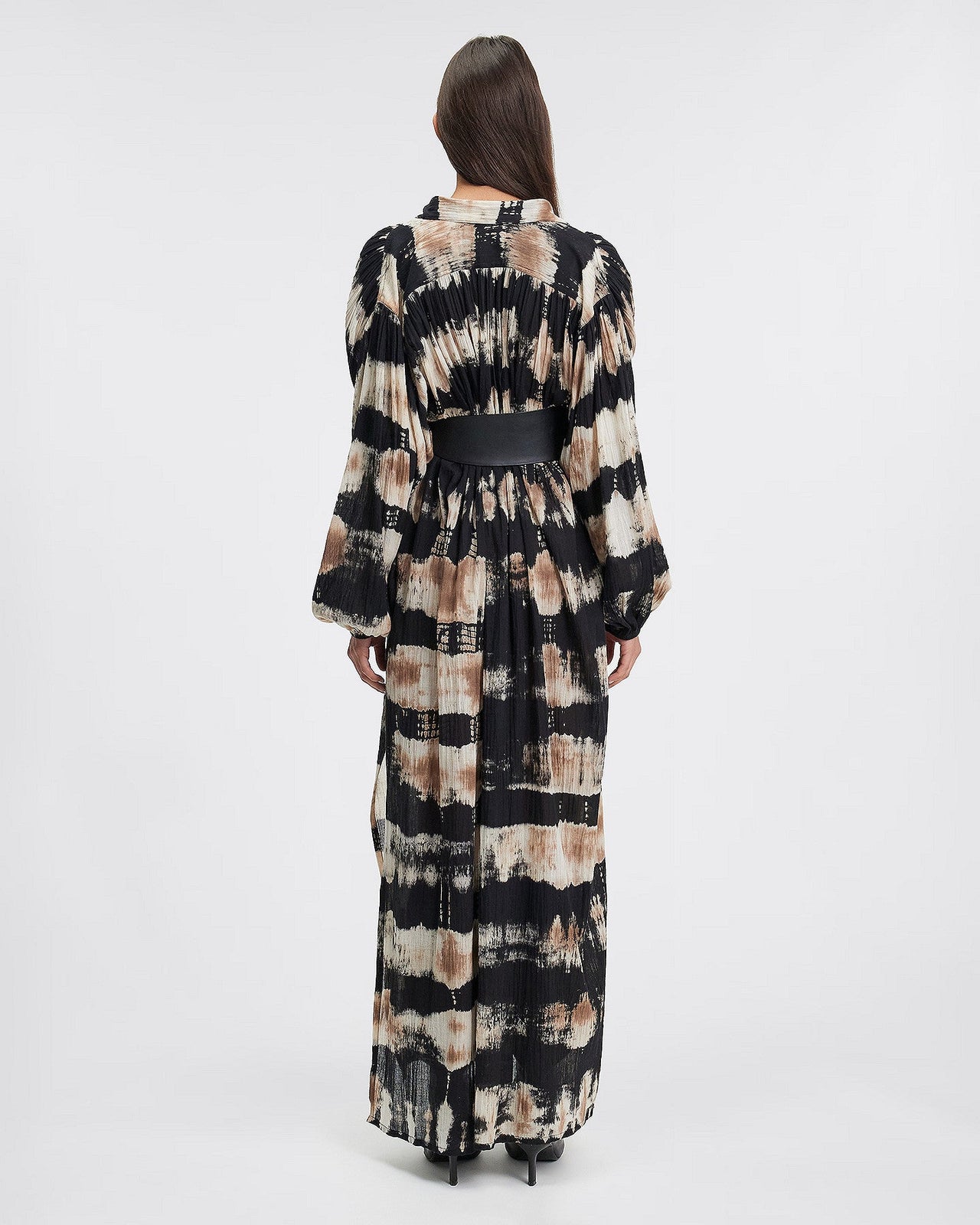 LA ROBE FAZIL NOIR BEIGE | MES DEMOISELLES PARIS - Image 4