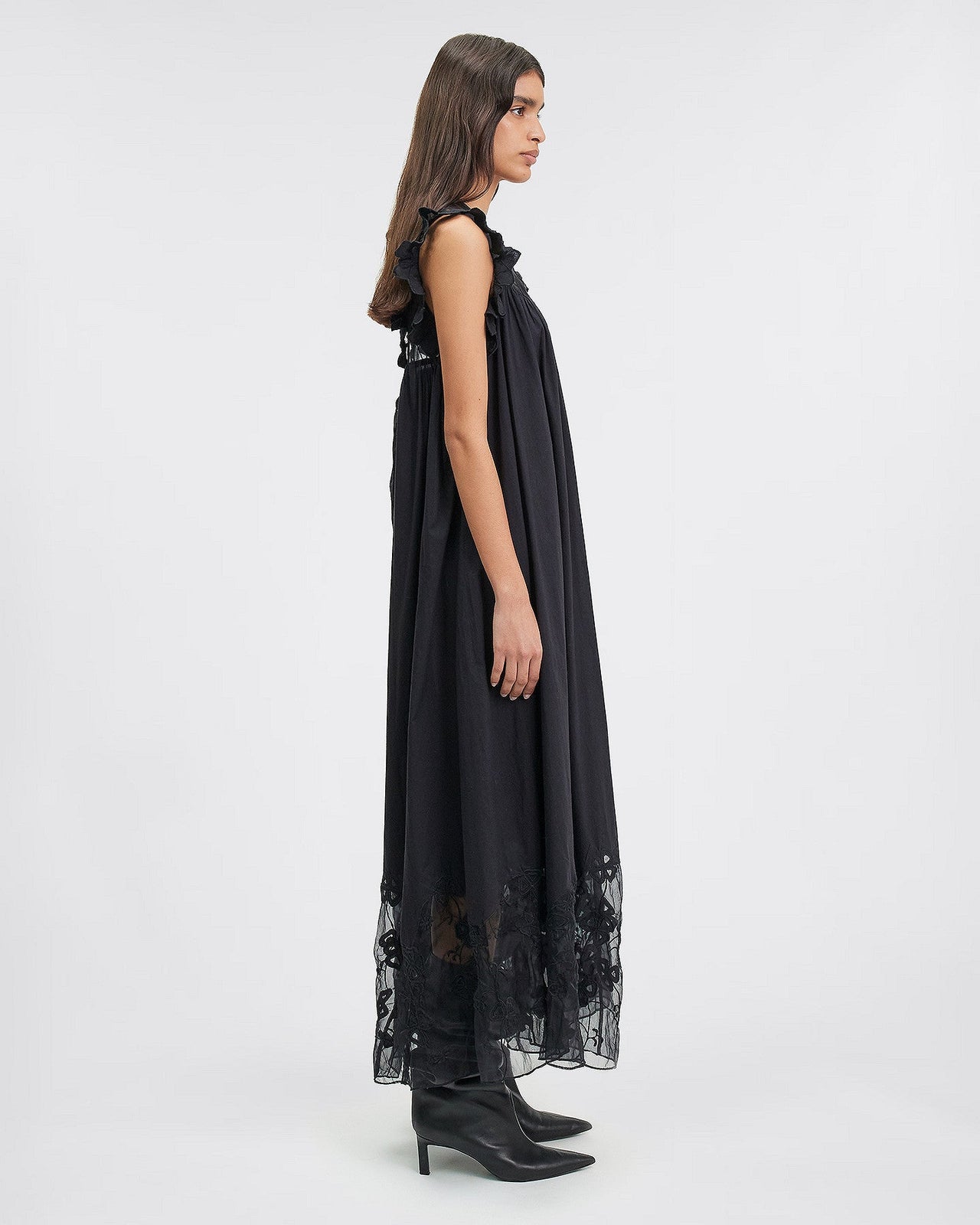 LA ROBE PERONE NOIR  | MES DEMOISELLES PARIS - Image 3
