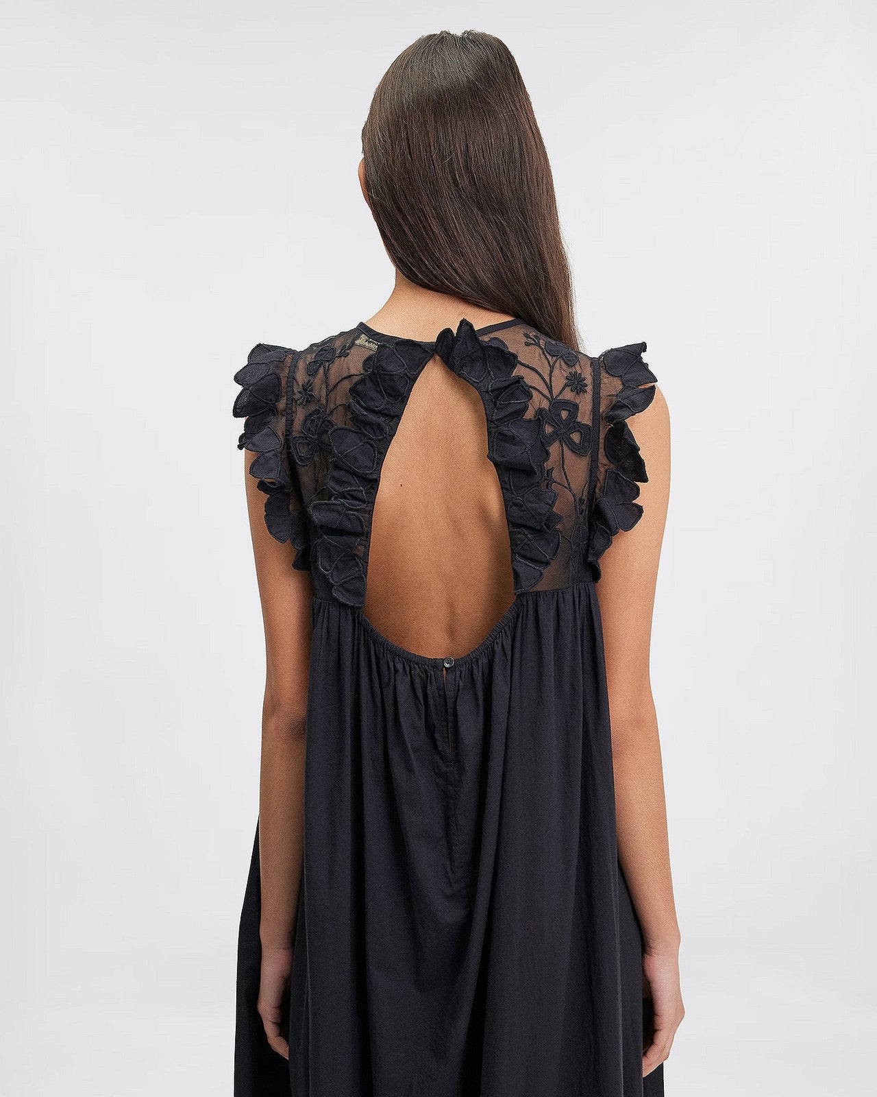 LA ROBE PERONE NOIR  | MES DEMOISELLES PARIS - Image 5
