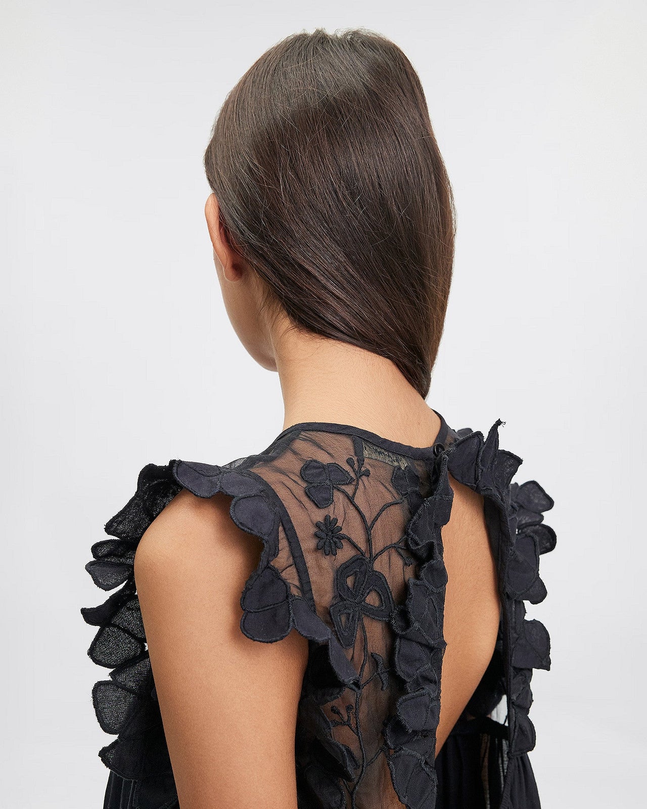 LA ROBE PERONE NOIR  | MES DEMOISELLES PARIS - Image 6