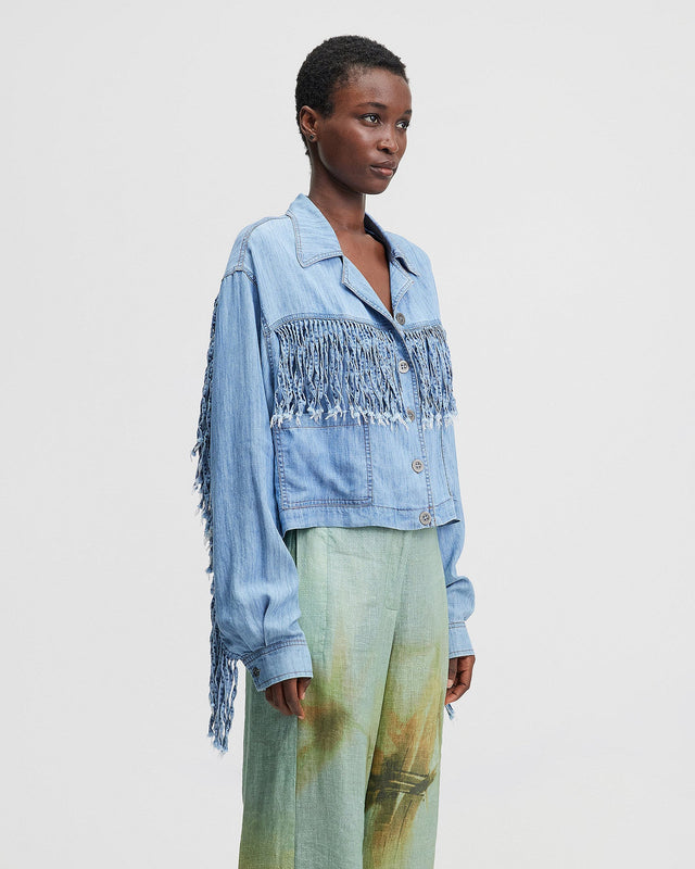 LA VESTE ICLEEF JEAN | MES DEMOISELLES PARIS - Image 3