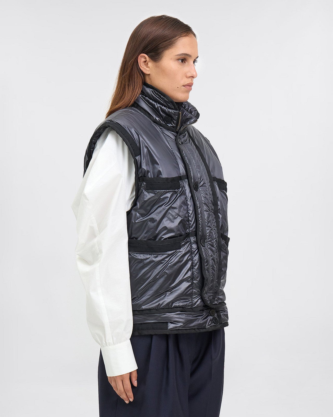 Veste doudoune sans manches noire : Manteaux & vestes Mes Demoiselles - Image 3