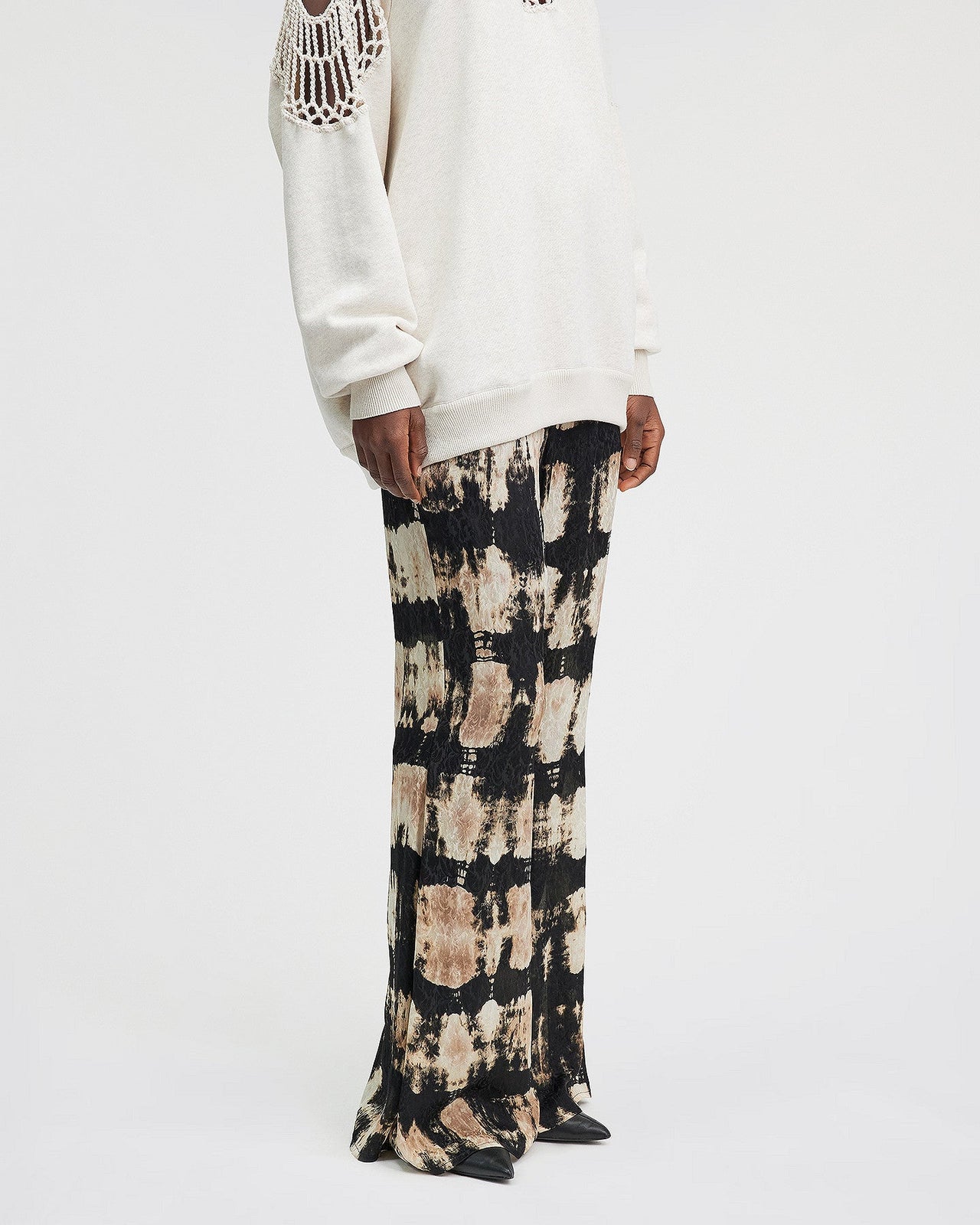 LE PANTALON FURIL NOIR BEIGE | MES DEMOISELLES PARIS - Image 3