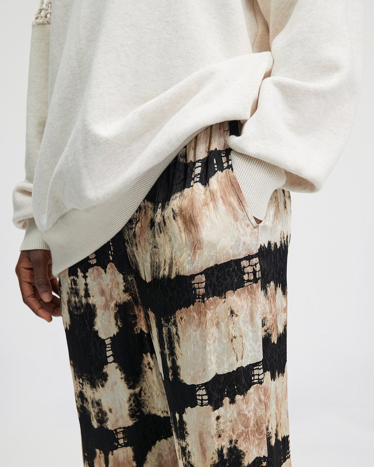 LE PANTALON FURIL NOIR BEIGE | MES DEMOISELLES PARIS - Image 5