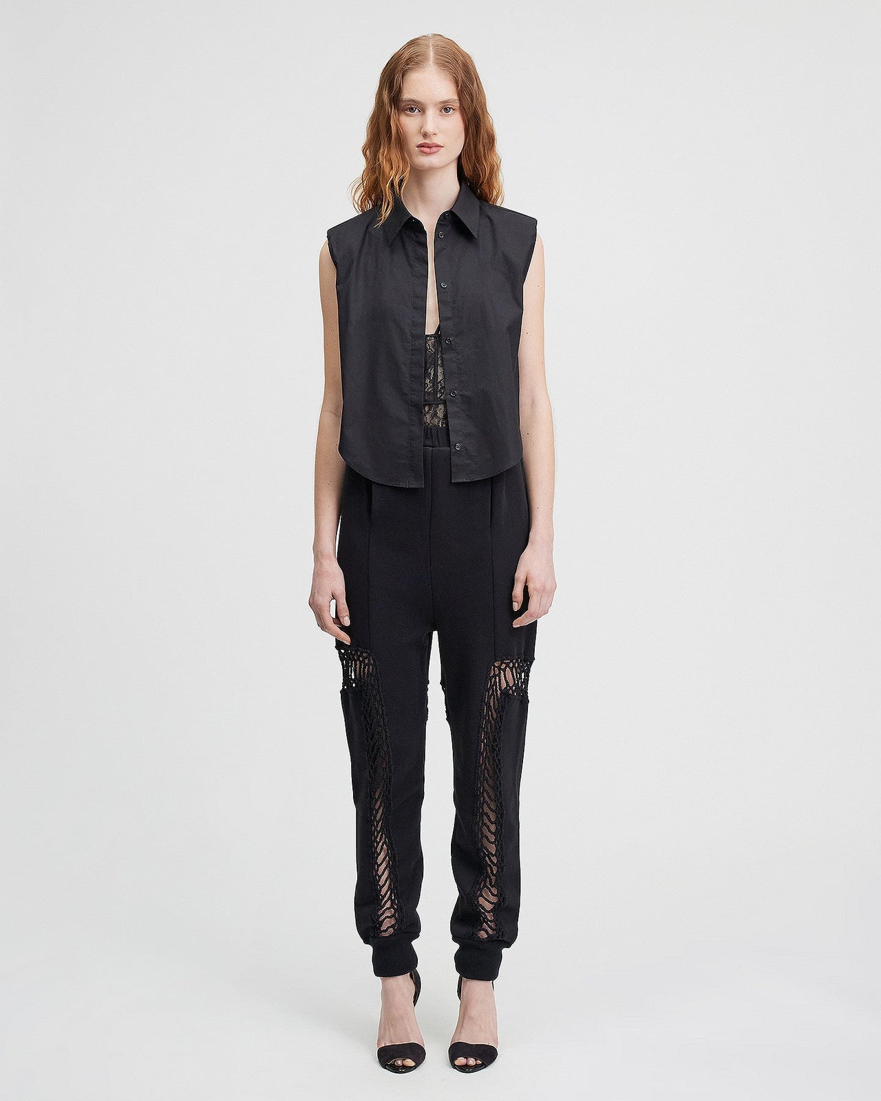 LE PANTALON SHIFAN NOIR  | MES DEMOISELLES PARIS - Image 1