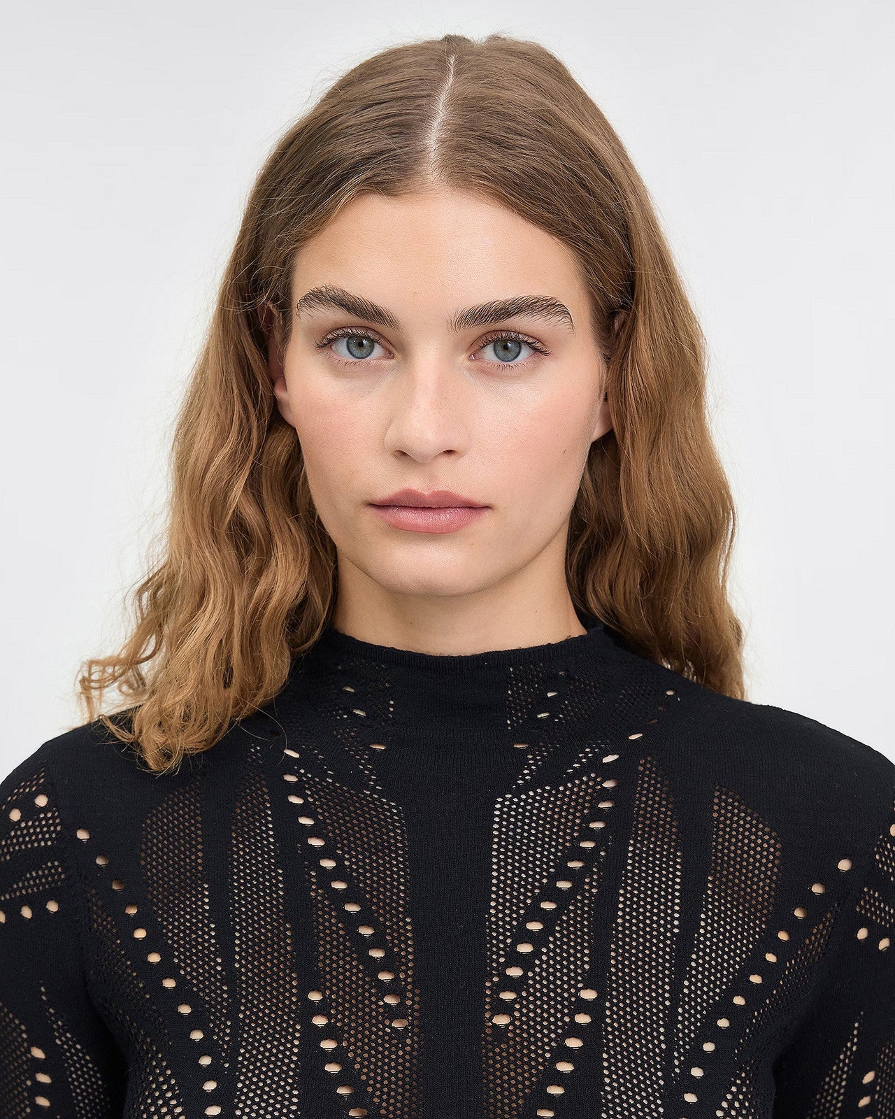 Pull Bombay - Noir : Pull en délicate pointelle de couleur noire Mes Demoiselles - Image 6