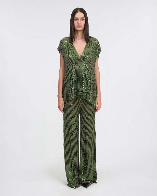 LE PULL CASPIAN VERT | MES DEMOISELLES PARIS - Image 1