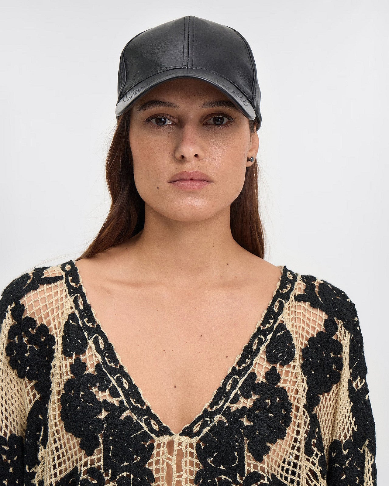 Pull Dreami - Noir : Pull court au crochet noir Mes Demoiselles - Image 5