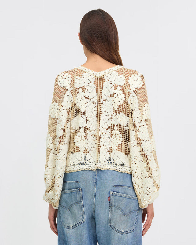 LE PULL DREAMI CROCHET NOIR | MES DEMOISELLES PARIS - Image 3