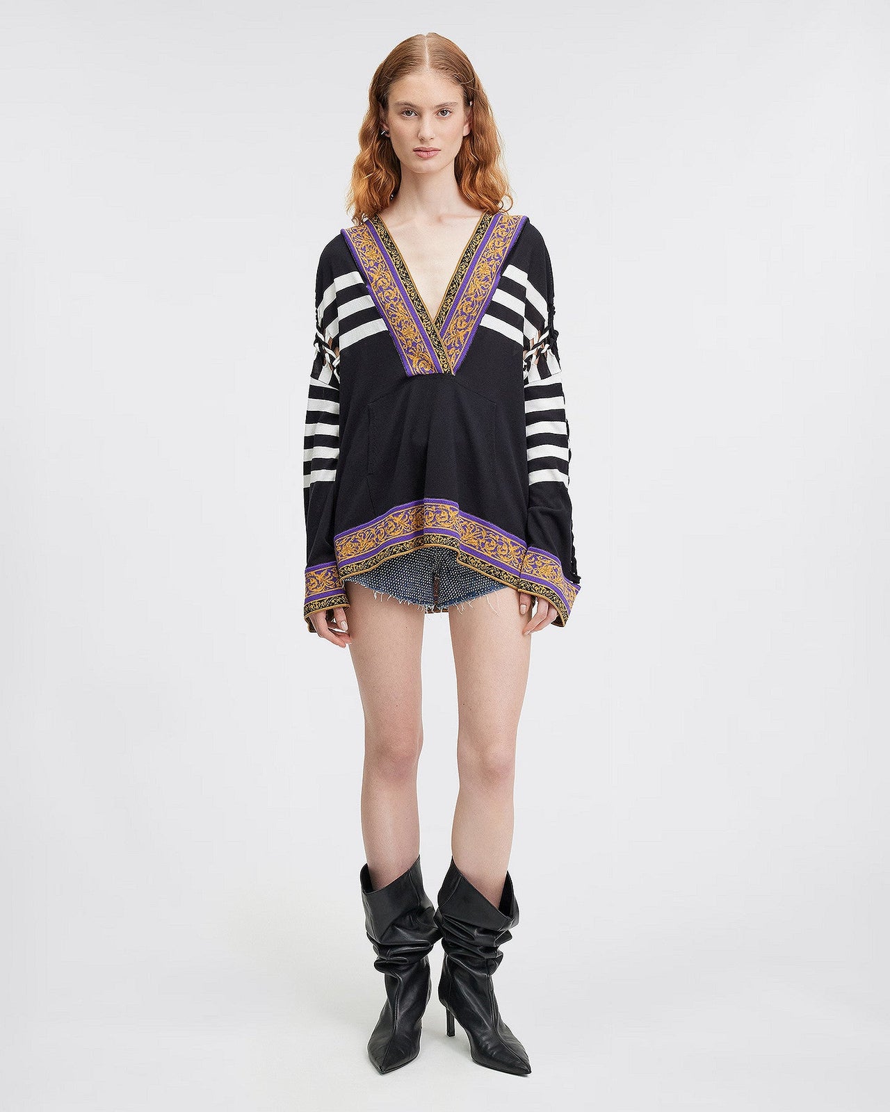 LE SWEATER CHOZYN NOIR  | MES DEMOISELLES PARIS - Image 1
