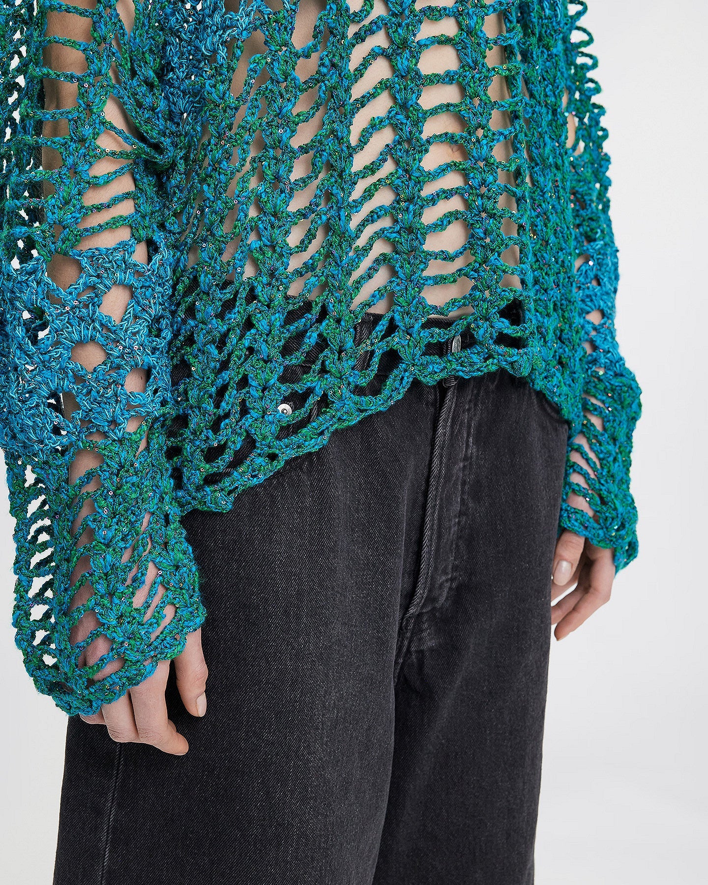 LE SWEATER MILKIE TURQUOISE | MES DEMOISELLES PARIS