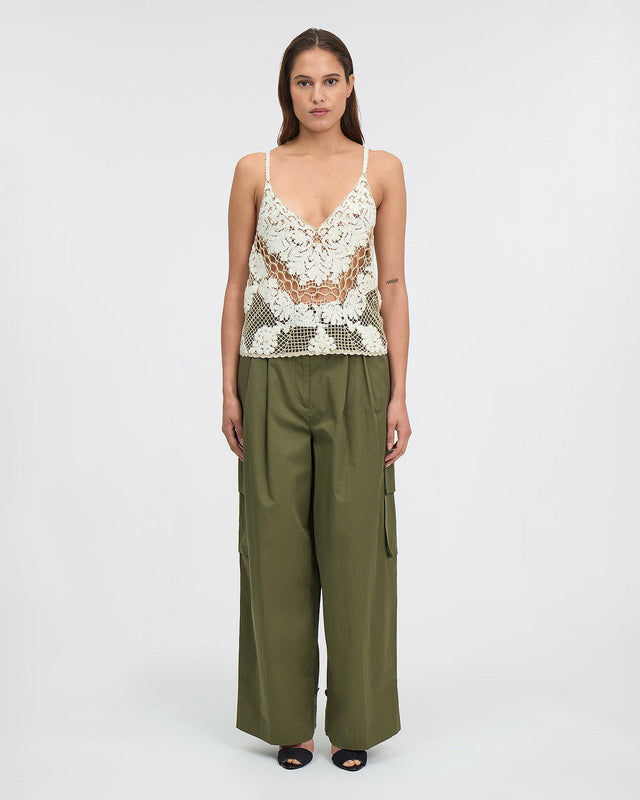 LE TOP DREE BEIGE CROCHET | MES DEMOISELLES PARIS - Image 1