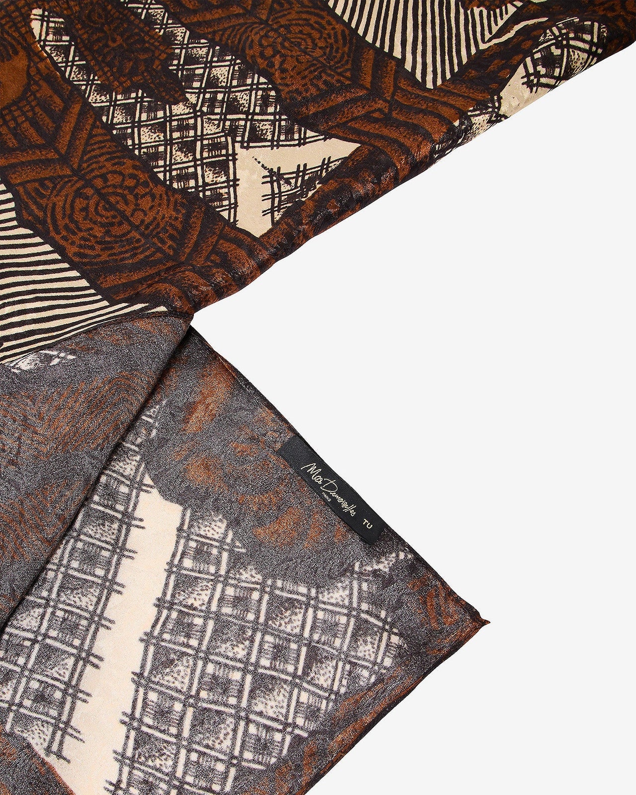 Foulard Ambre - Terracotta : Long foulard aux couleurs de l'automne Mes Demoiselles - Image 4