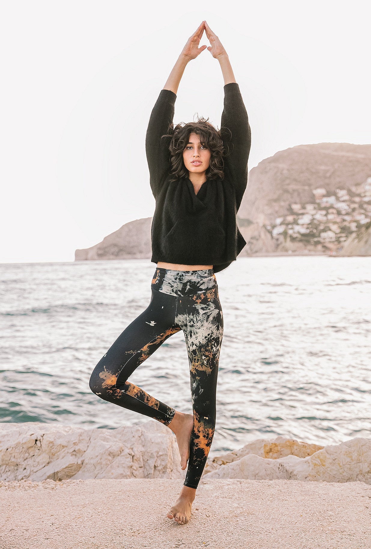 Legging Barble Imprimé noir | Mes Demoiselles Paris - Image 1