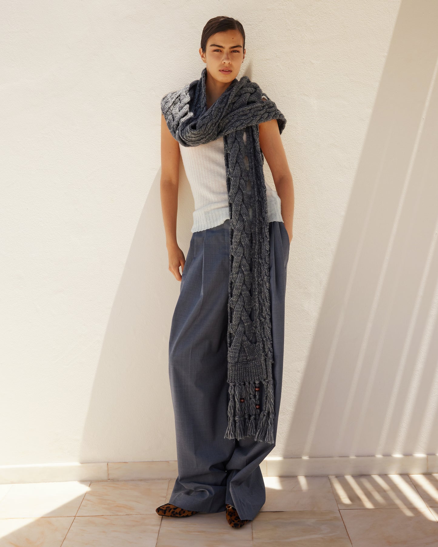Manan Scarf - Grey