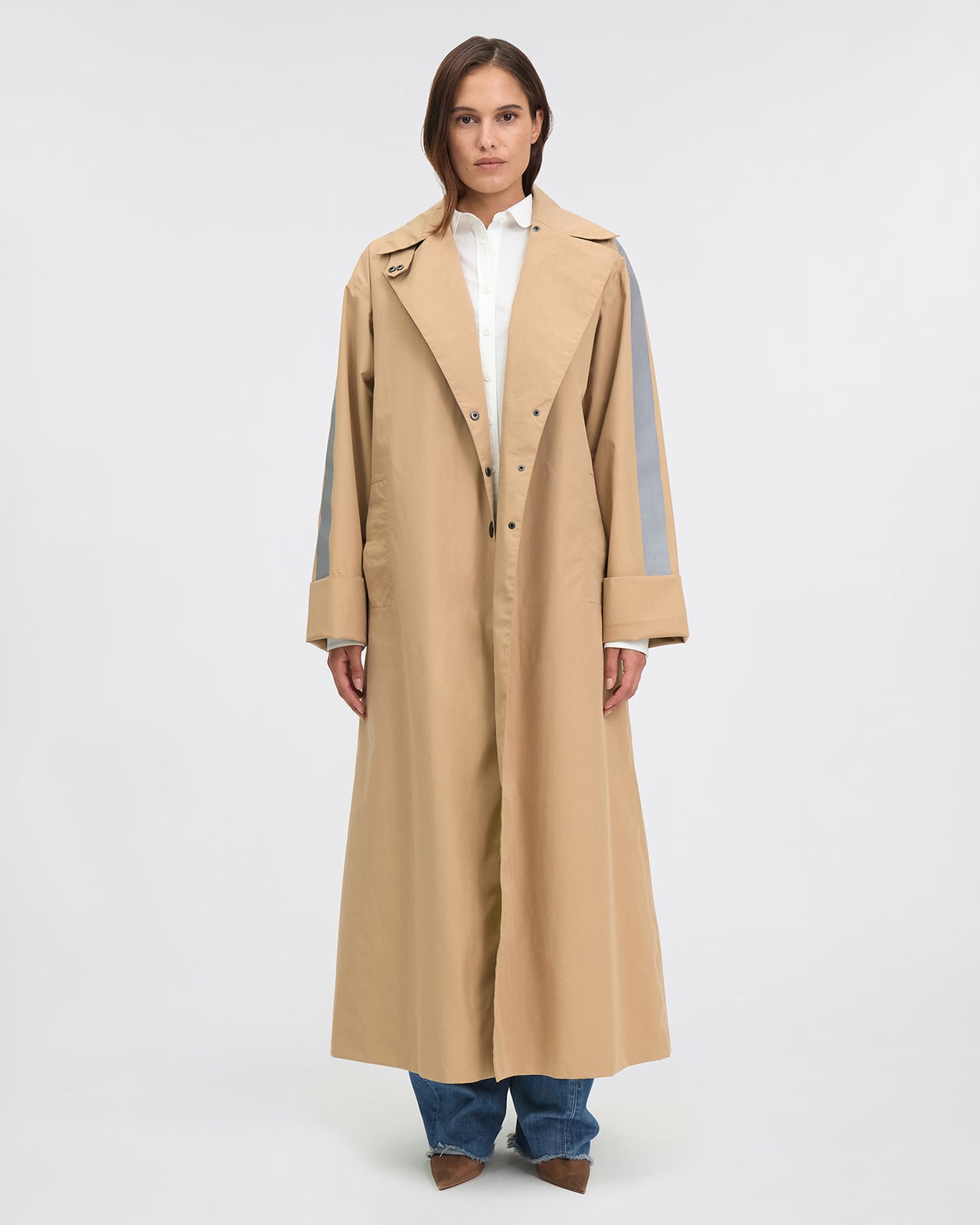 Imperméable déperlant kaki beige : Manteaux & vestes Mes Demoiselles - Image 1