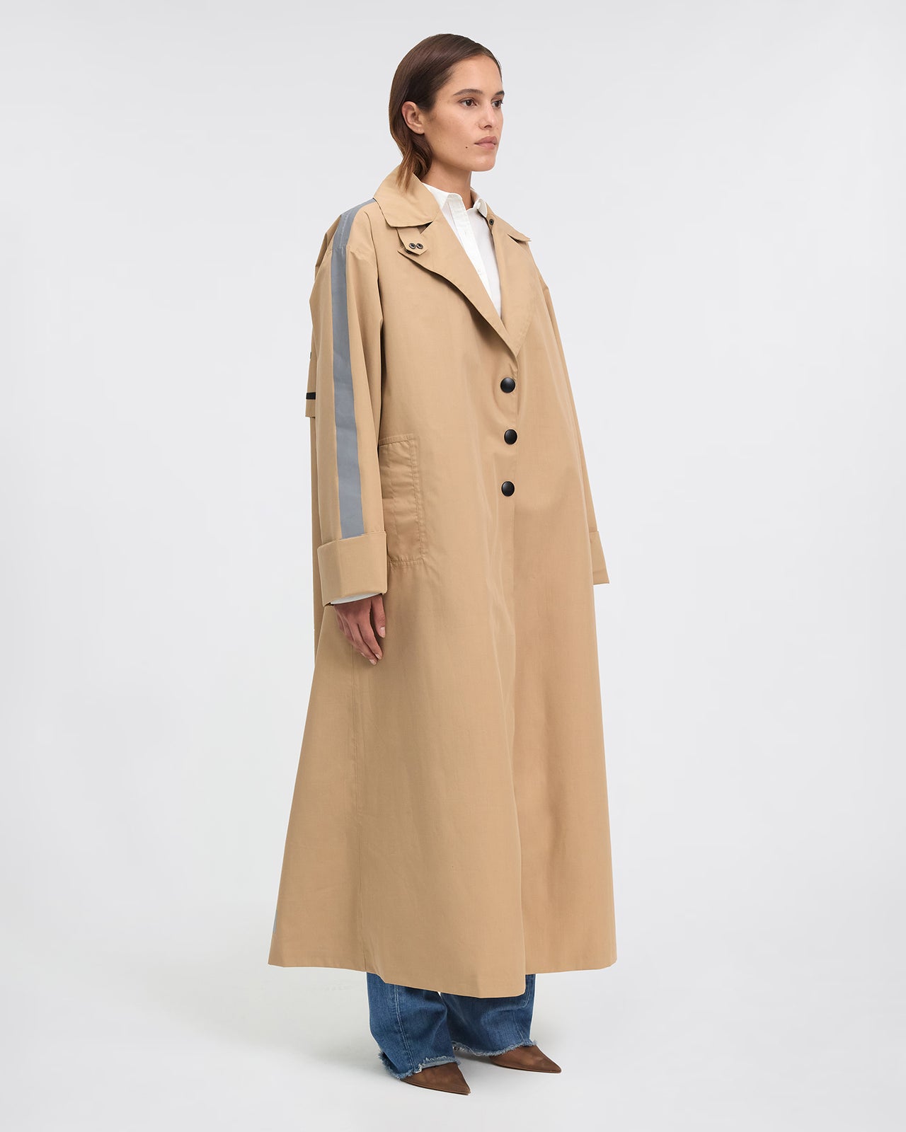 Imperméable déperlant kaki beige : Manteaux & vestes Mes Demoiselles - Image 3