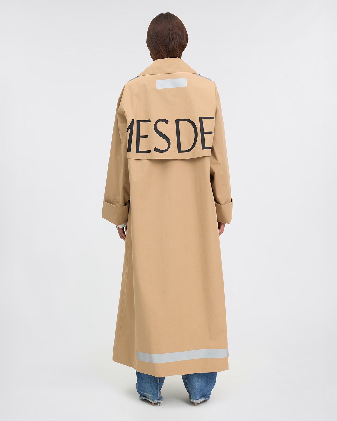 Manteau Stanley - Beige : Imperméable déperlant kaki beige Mes Demoiselles - Image 4